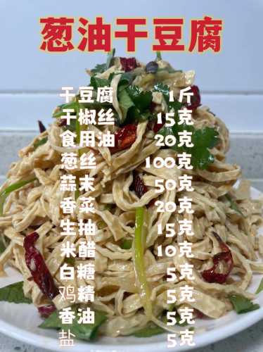 葱油干豆腐_葱油干豆腐丝怎么做